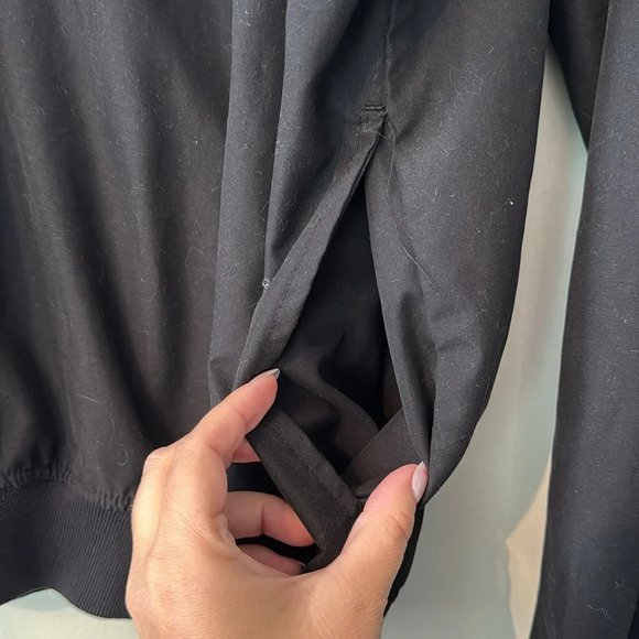 Black Austin Golf Tour Collection Pullover Windbreaker Sweater Size Large - Picture 5 of 7